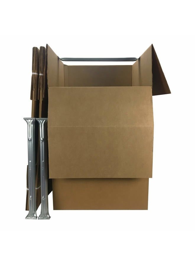 UBOXES Larger Wardrobe 24 x 24 x 40-Inches Moving Boxes, Bundle of 3 (BOXBUNDWAR03) - Image 2