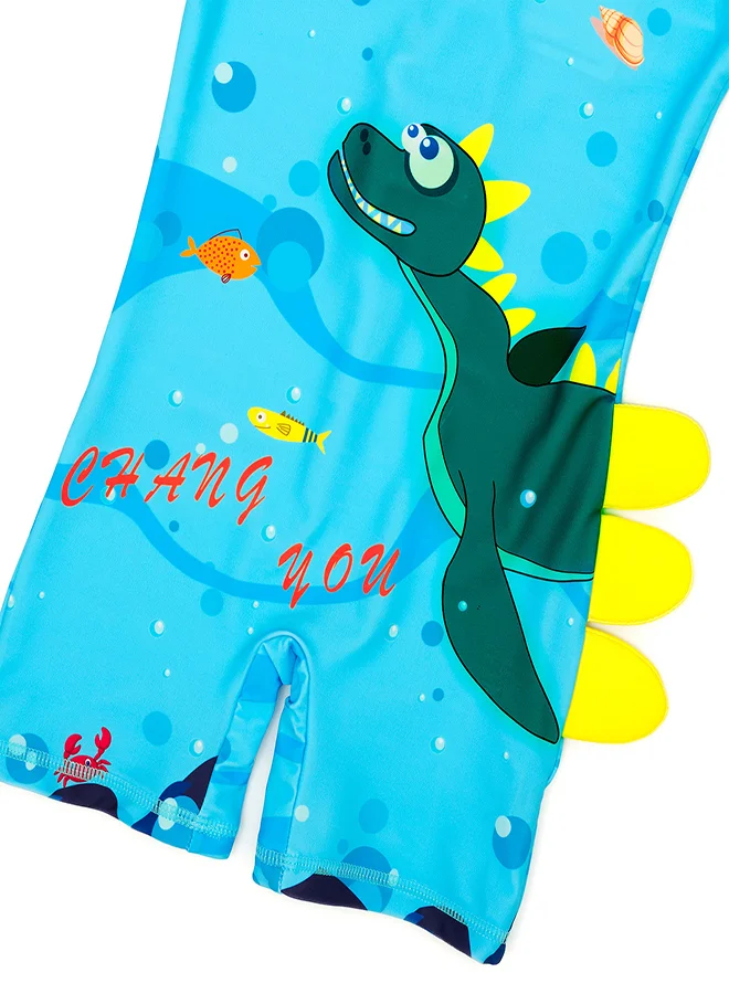 بيبي كلو Dino Adventure Swimwear Set with Cap for Boys
