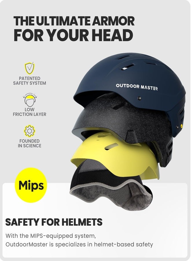OutdoorMaster MIPS Ski Helmet - Kelvin II MIPS Snow Sport Helmet Snowboard Helmet for Men Women & Youth - Image 2