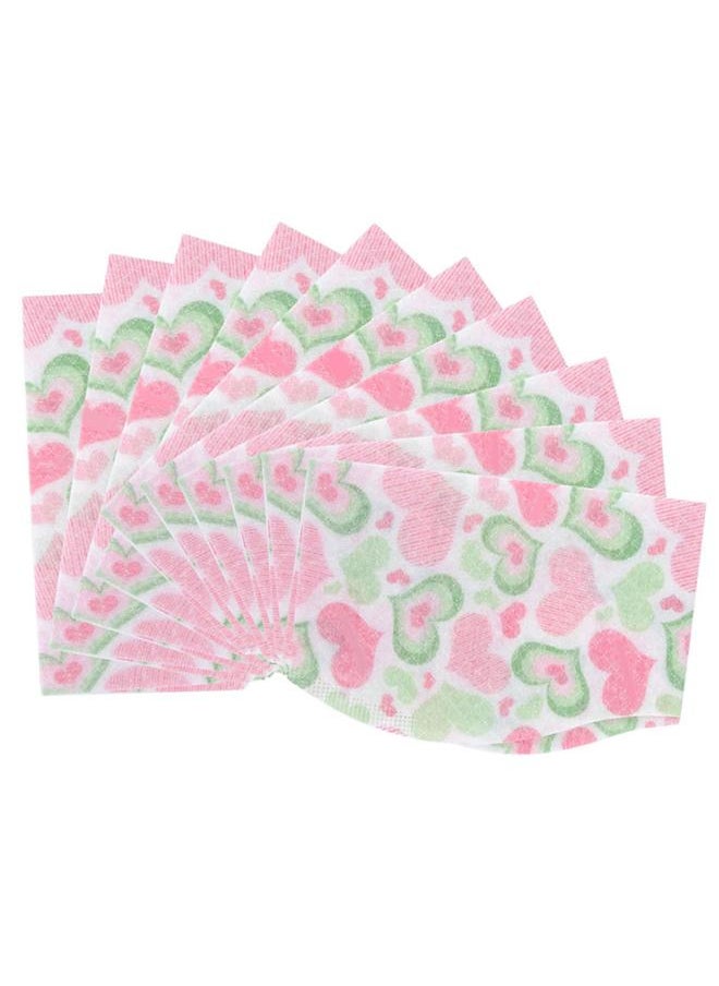 Thoraya 10Pcs Disposable Waterproof Cute Non-Woven Fabrics Baby Bib Infant Burp ClothBurp Cloth  - Image 2