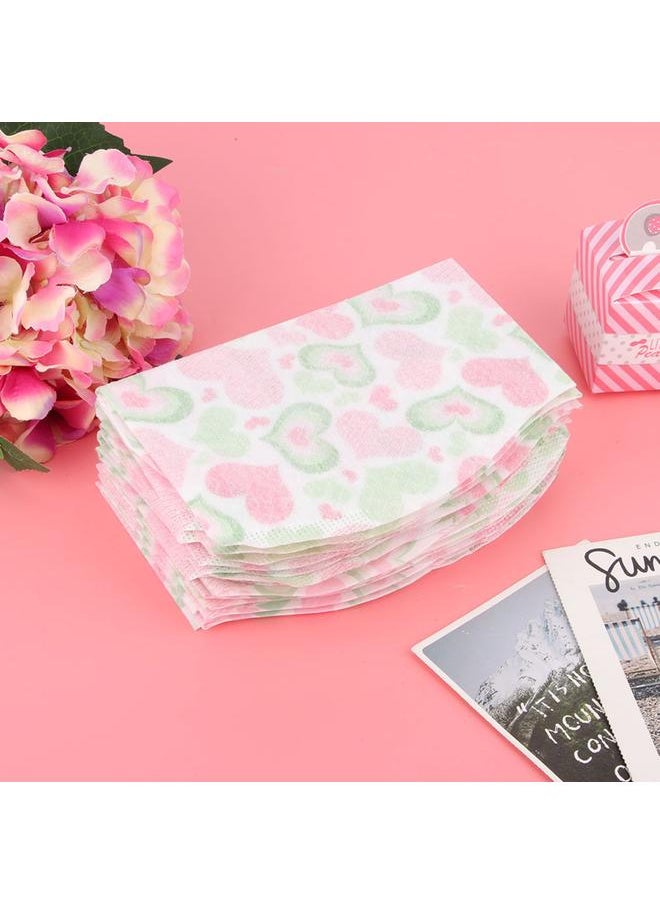 Thoraya 10Pcs Disposable Waterproof Cute Non-Woven Fabrics Baby Bib Infant Burp ClothBurp Cloth  - Image 3