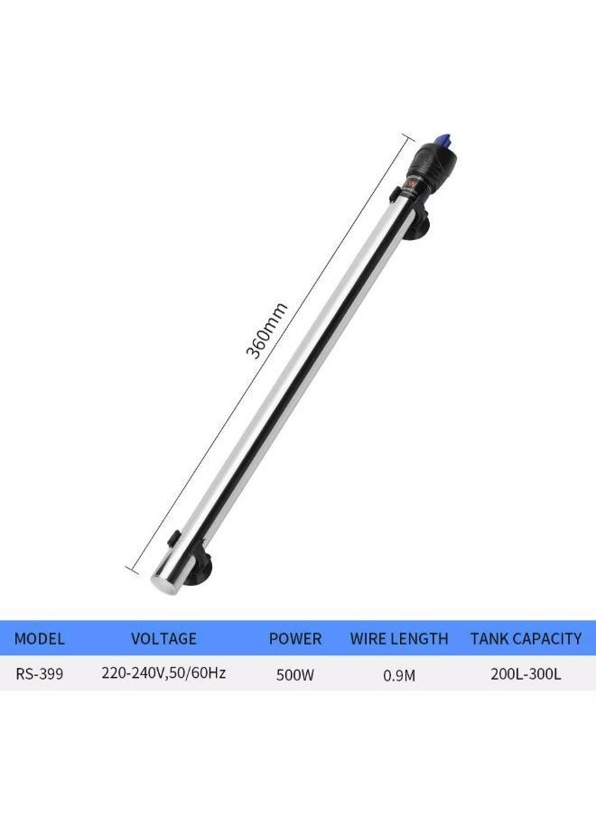 Rs Electrical B&K Stainless Steel Aquarium Heating Rod 500W  - Image 2