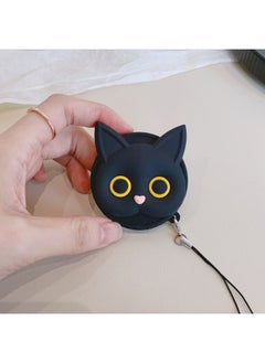 Color Picture Suitable For Fujifilm Instax Mini Evo Special Silicone Lens Cover Camera Protective Cover-Color:Black Cover-black Cat