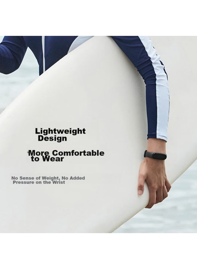 Stiger حزام متوافق مع ساعة شاومي باند 4، حزام بديل لساعة شاومي باند 3/4 نسخة NFC، مناسب لساعة شاومي باند 4/3 NFC - Image 4