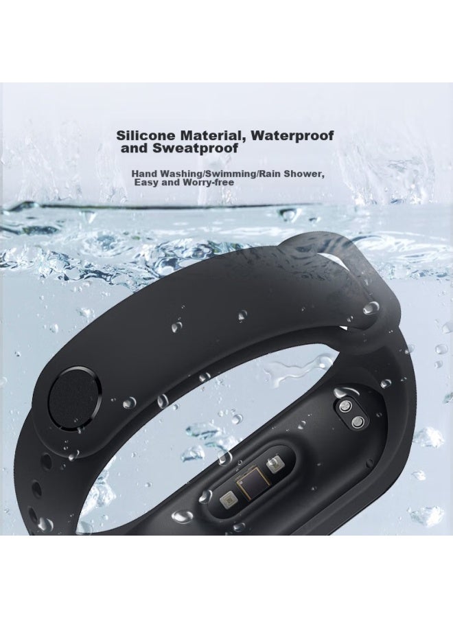 Stiger حزام متوافق مع ساعة شاومي باند 4، حزام بديل لساعة شاومي باند 3/4 نسخة NFC، مناسب لساعة شاومي باند 4/3 NFC - Image 3