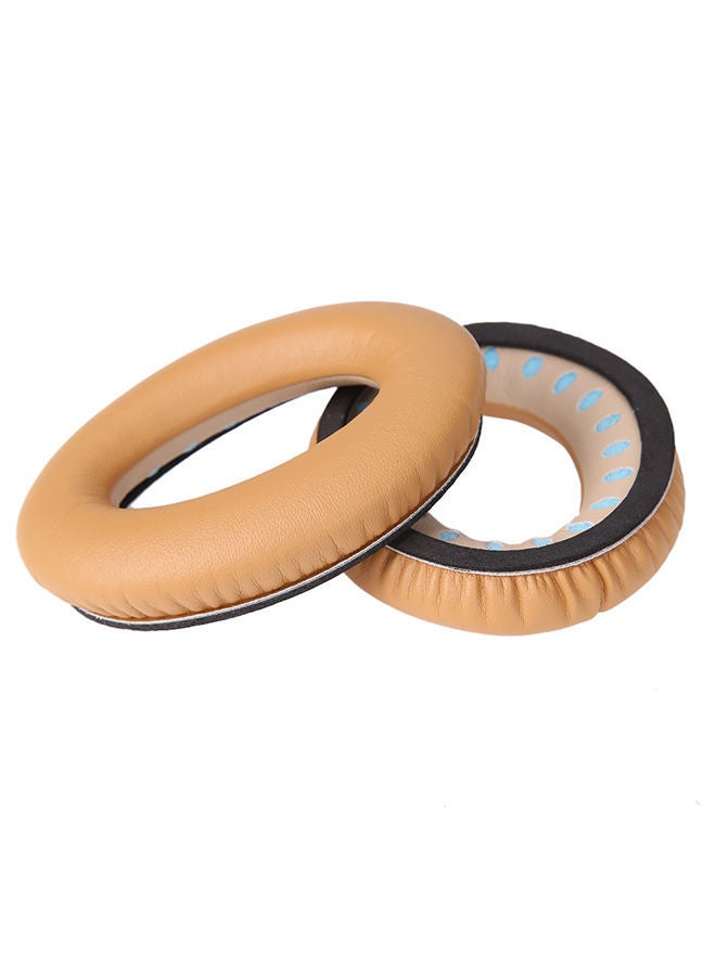 Y&D Replacement Ear Pads For BOSE Quiet Comfort 2 Headphones Beige/Blue - Image 2