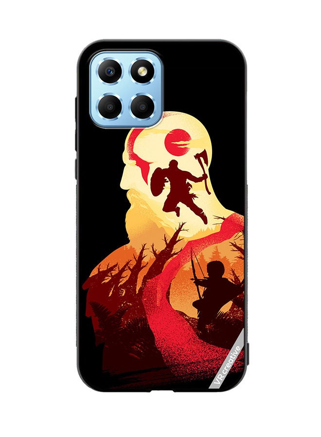 VR CREATIVE Protective Case Cover For Honor X8 5G God Of War Design Multicolour - Image 1