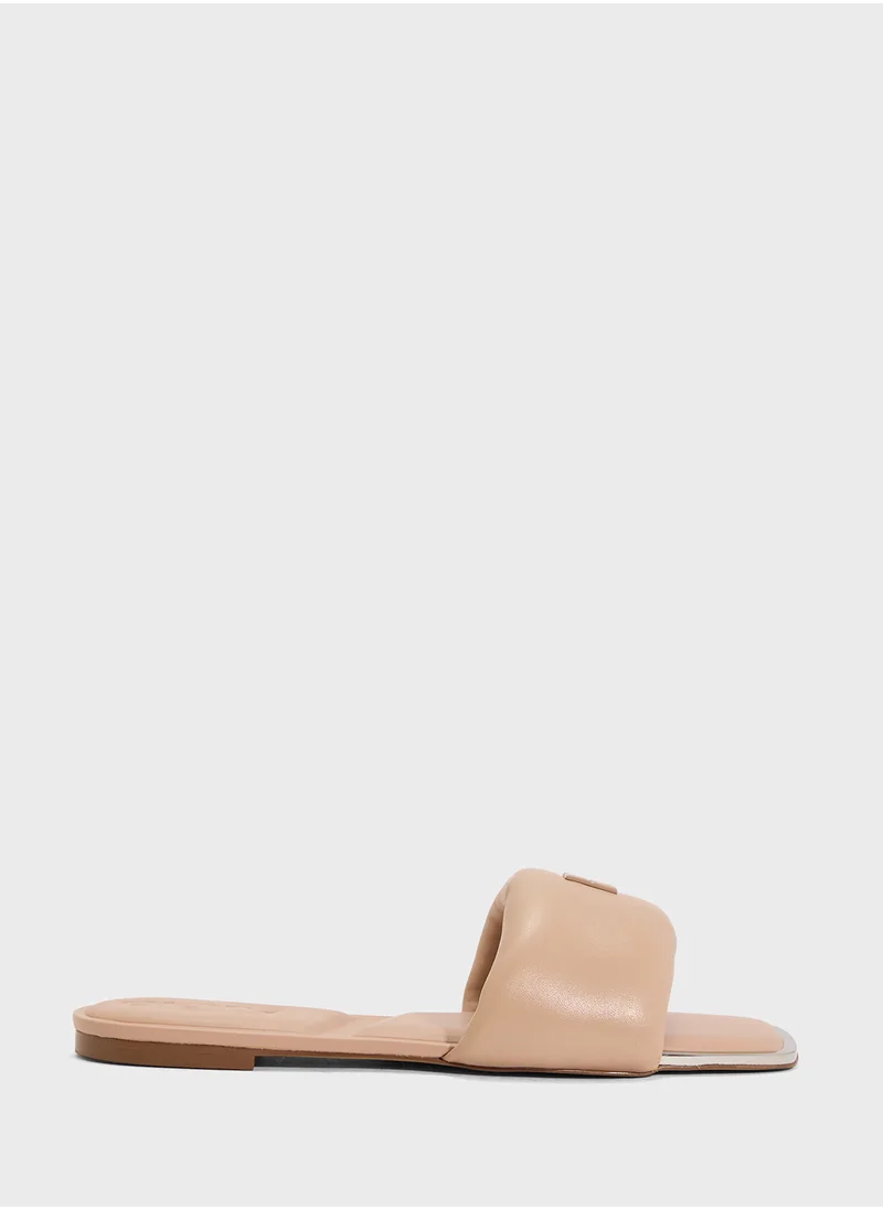 DKNY Drea Flat Slide Sandals