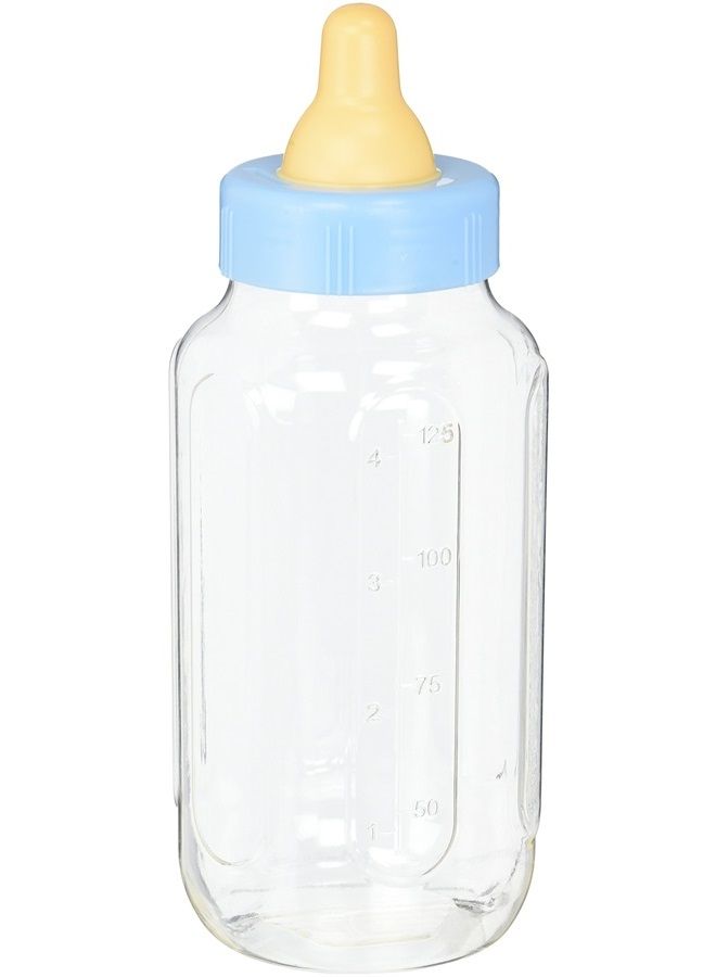 Unique Baby Bottle Bank - 11", Blue, 1 Pc