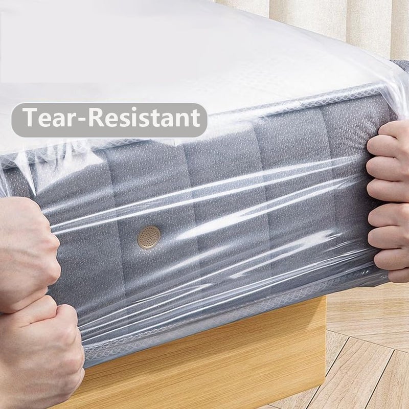 SANEMBER Plastic Mattress Bag for Moving Storage, Mattress Protector Cover ,Mattress Bag for Disposal (King) - Image 5
