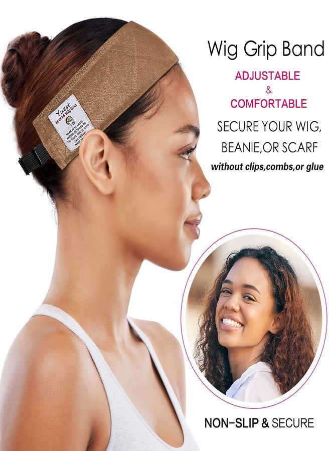 YUEST Wig Grip Bands - No Slip Velvet Headband for Keeping Wigs in Place - 2 Pcs - Image 4