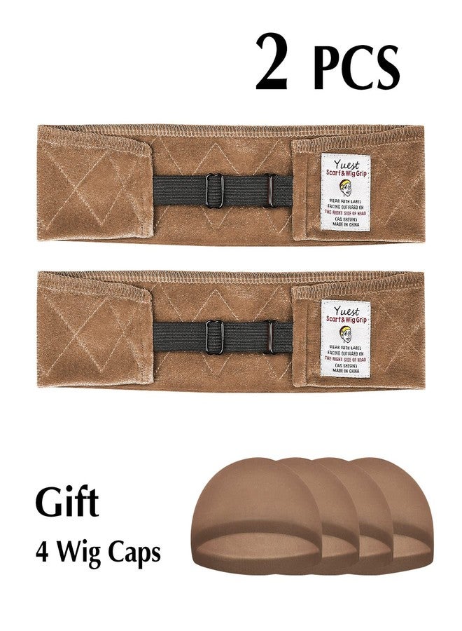YUEST Wig Grip Bands - No Slip Velvet Headband for Keeping Wigs in Place - 2 Pcs - Image 2