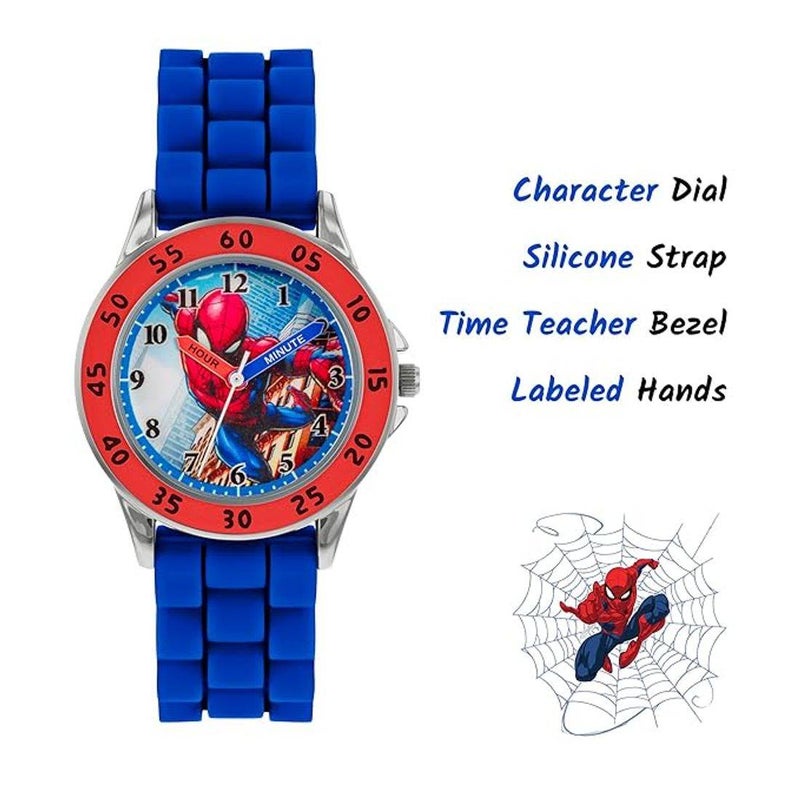 Marvel Spider-Man Spider-Man Time Teacher Analog Watch (Blue) - Image 3