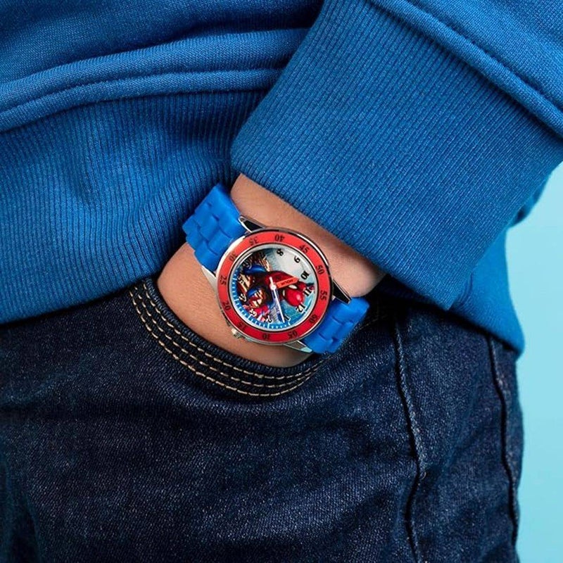 Marvel Spider-Man Spider-Man Time Teacher Analog Watch (Blue) - Image 4