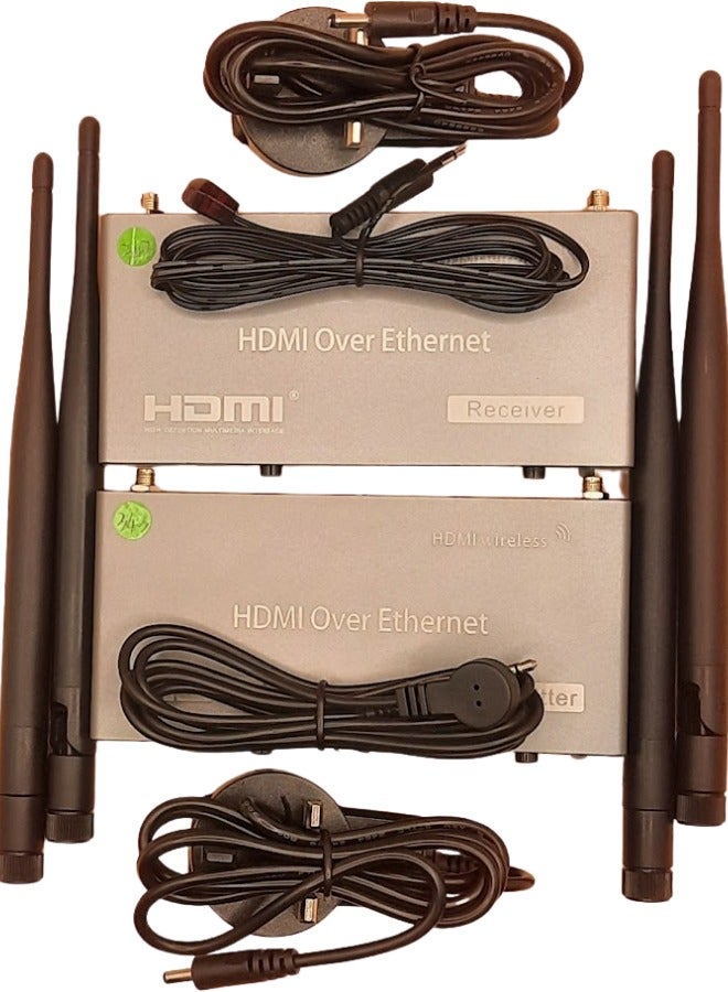 HDMI 200M Wireless Extender | Long-Distance Signal Transmission | IR Remote Control | 1080p Resolution | Plug-and-Play - Image 5