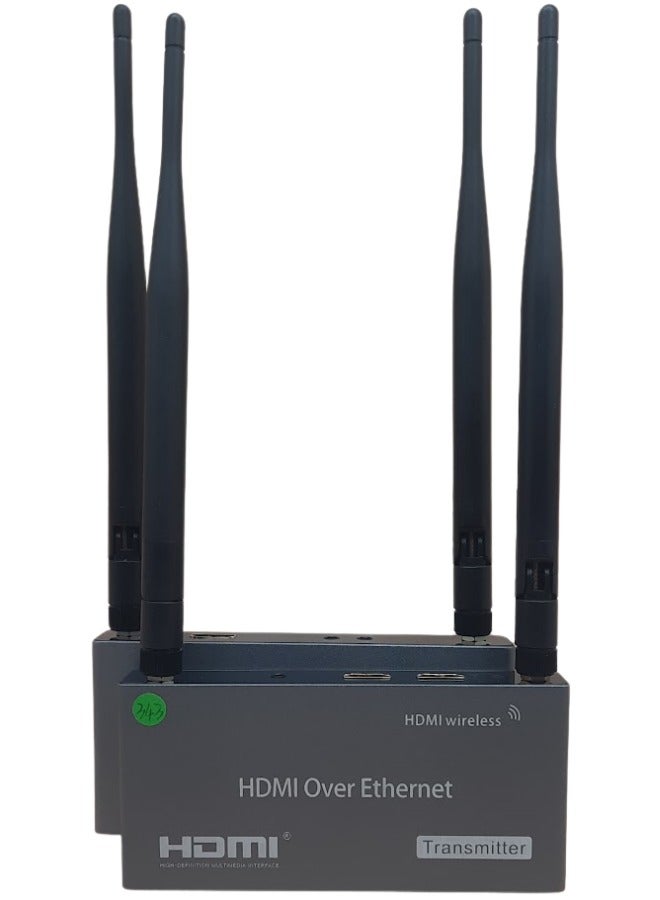 HDMI 200M Wireless Extender | Long-Distance Signal Transmission | IR Remote Control | 1080p Resolution | Plug-and-Play - Image 2