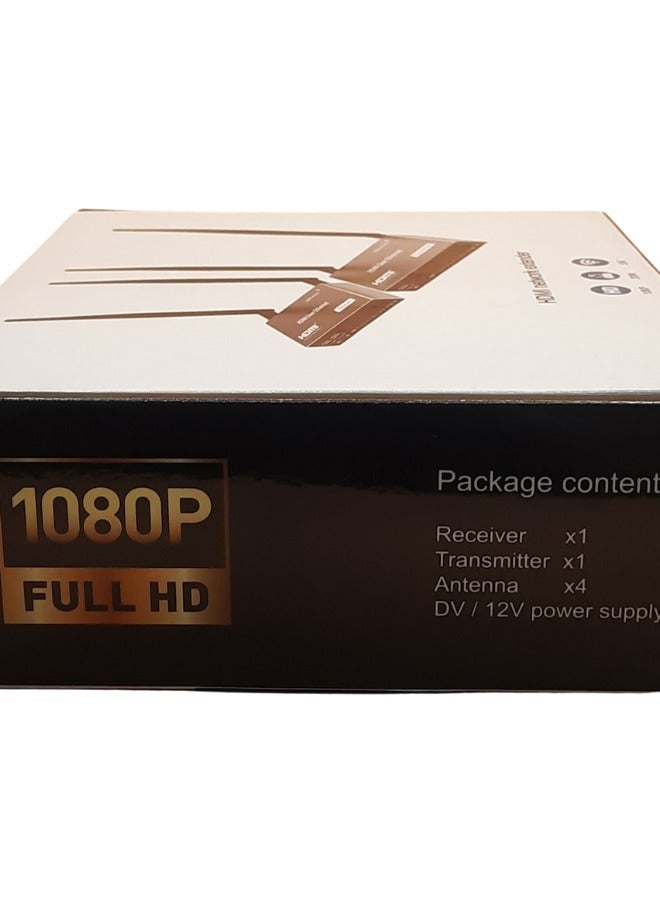 HDMI 200M Wireless Extender | Long-Distance Signal Transmission | IR Remote Control | 1080p Resolution | Plug-and-Play - Image 3