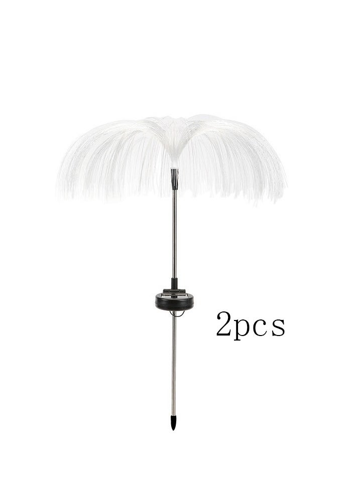 1 Set Of 2 Solar Jellyfish Light Decorative Lights, Adjustable Lighting Type, Colorful Lighting, Can Decorate The Garden And Roadside