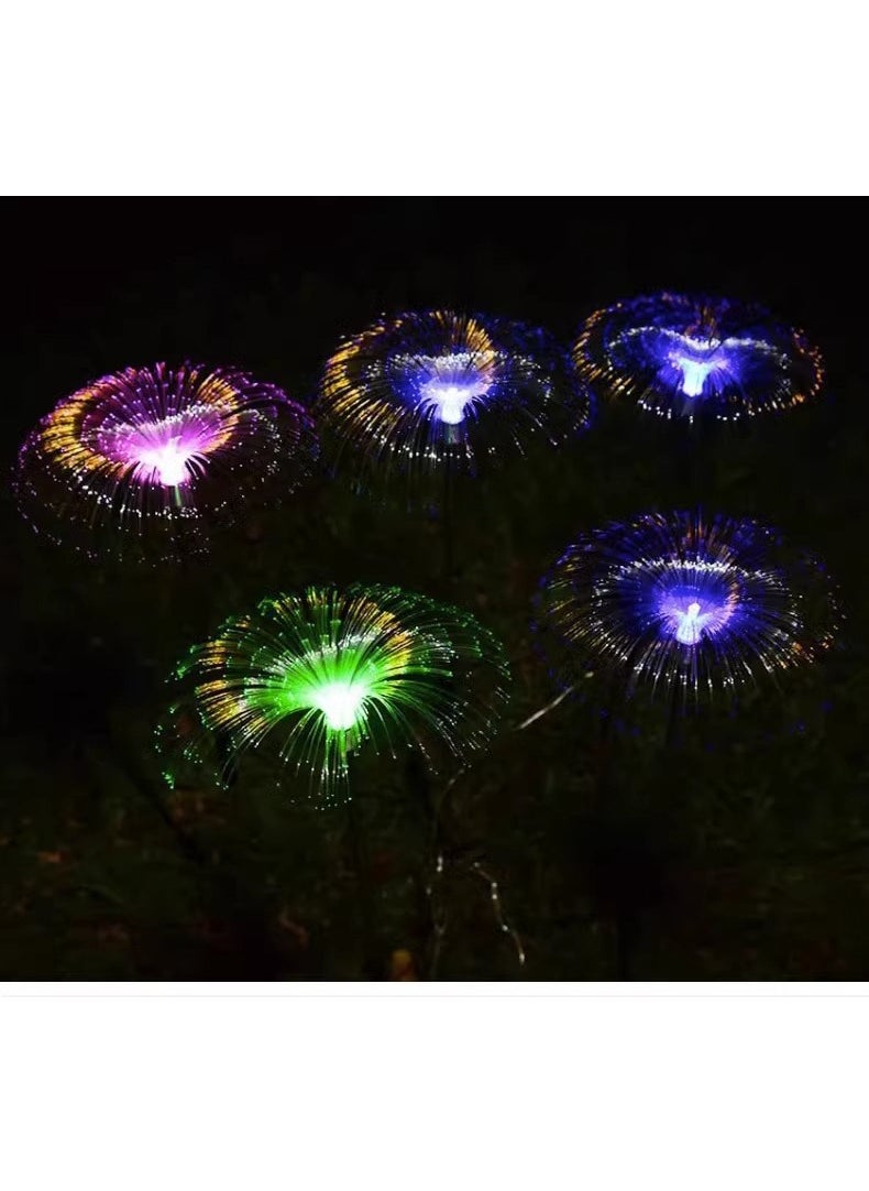 1 Set Of 2 Solar Jellyfish Light Decorative Lights, Adjustable Lighting Type, Colorful Lighting, Can Decorate The Garden And Roadside