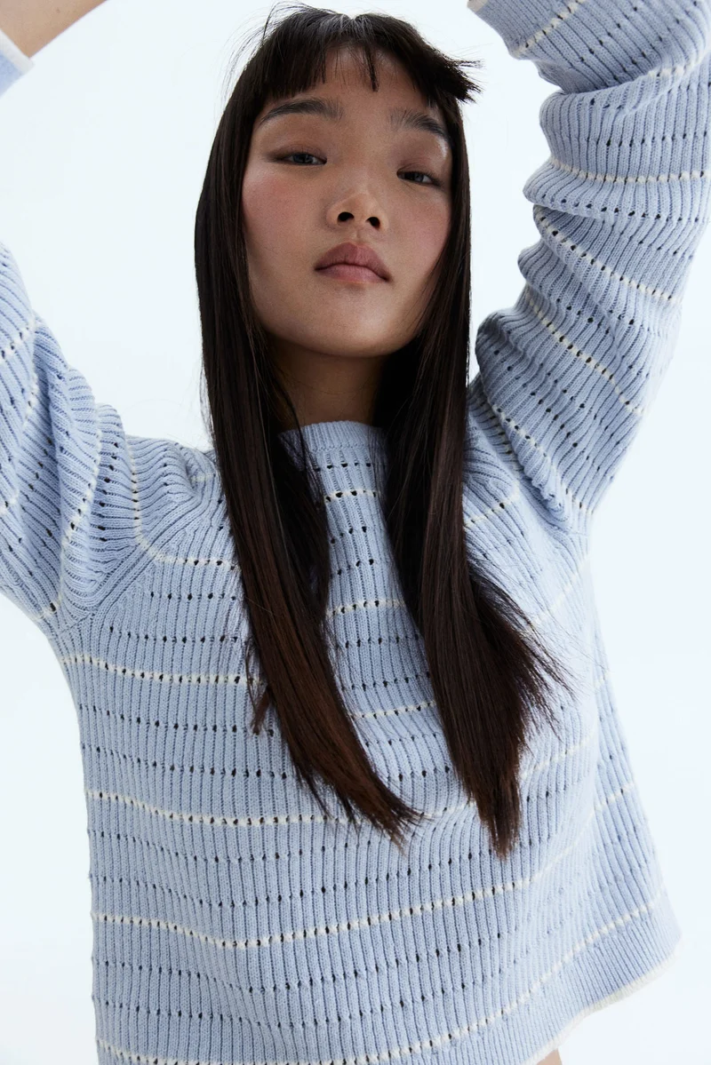 H&M Hole-patterned jumper