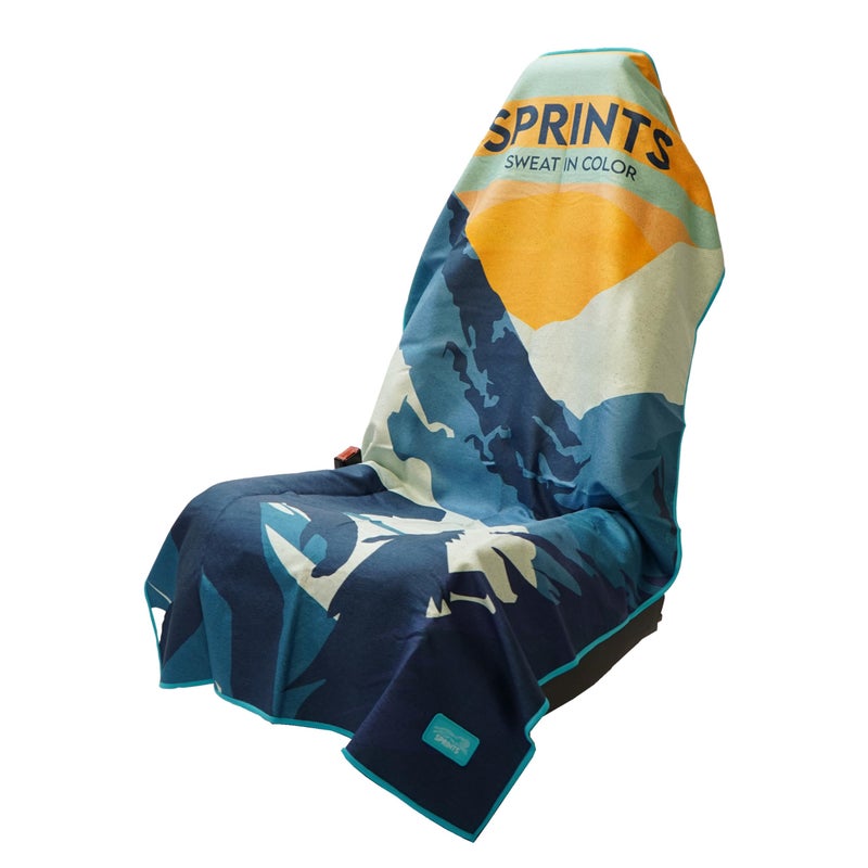 Sprints Athletic Running Towel, Full-Sized, Car Seat Cover - Moisture Wicking (Sasquatch) - Image 1