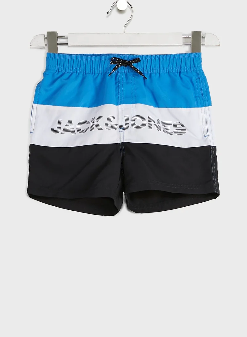 Jack & Jones Junior Youth Colour Block Shorts
