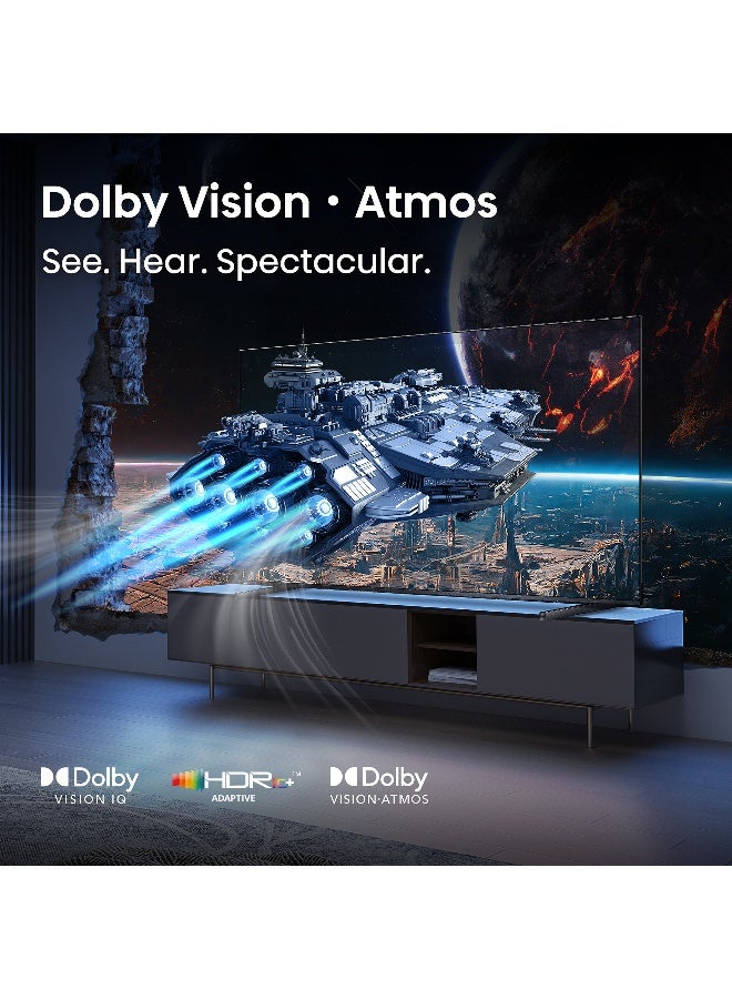 Hisense 85 inch QLED 144Hz Game Pro Smart TV E8Q-Quantum Dot Colour, AI Picture, Dolby Vision, Dolby Atmos, Share to TV, Voice Control, Filmmaker Mode, Youtube, Netflix, Disney+,85E8Q (Middle East Version)black 85E8Q Black - Image 5
