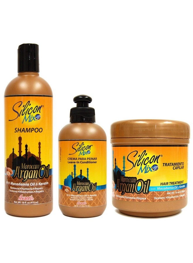 سيلسكون ميكس مجموعة زيت الأرغان المغربي 3 في 1 - Image 1