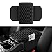 Amiss Car Center Console Cover Upgraded Leather Car Armrest Cushion with 2 Storage Pockets Universal Waterproof Cushion Pad NonSlip Car Interior Accessories Fits Most Sedans SUVs Trucks Black - Image 2