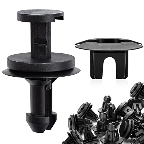 AOIT 15 Sets Air Deflecter Retainer Clips & Grommets, Front Bumper Clip Compatible with Che vrolet Silverado Colorado Avalanche G MC Sierra Yukon, Retainer Clips Replace G M 15733971 & 15733970 - Image 1