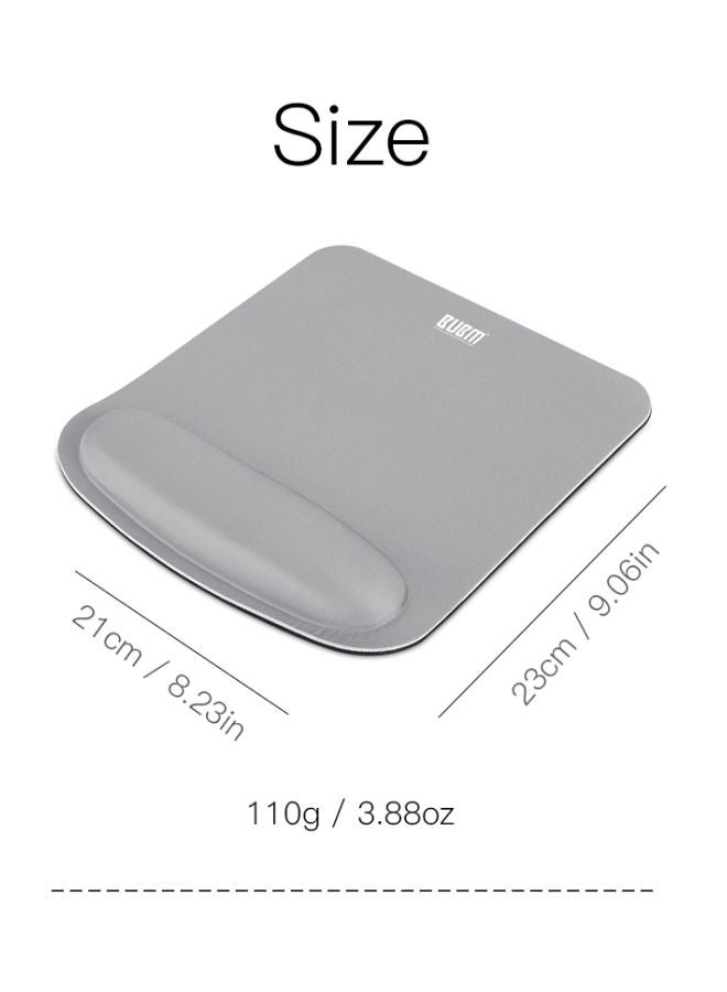 BUBM Wrist Rest Support Mouse Pad Grey - Image 2