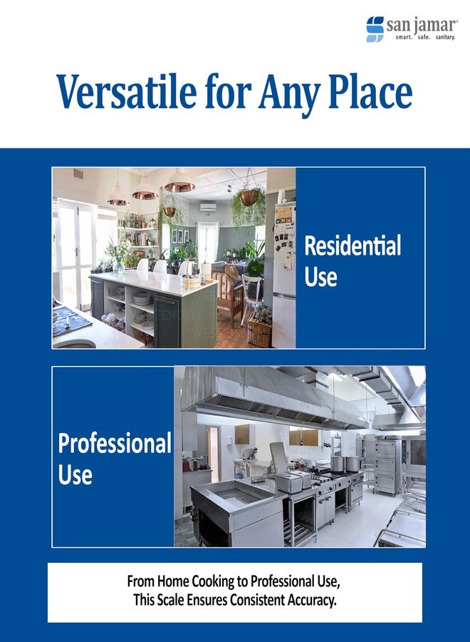 Escali Primo NSF Listed Digital Scale, 11 lb/5 kg, Black (SCDGP11BK) - Image 3