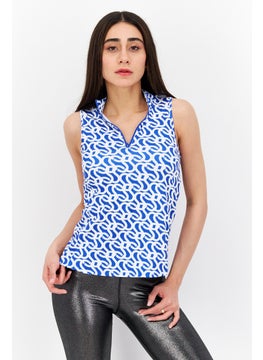 Women Sportswear Fit Long Sleeve Training Top, Blue
