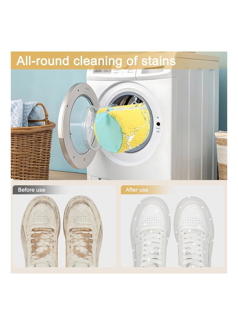 Shoe, boot, and sneaker washing bag - Washing machine shoe bag - Reusable and hanging shoe washing bag for washer and dryer, multi-colored shoe bag for all types and sizes of shoes - Image 3