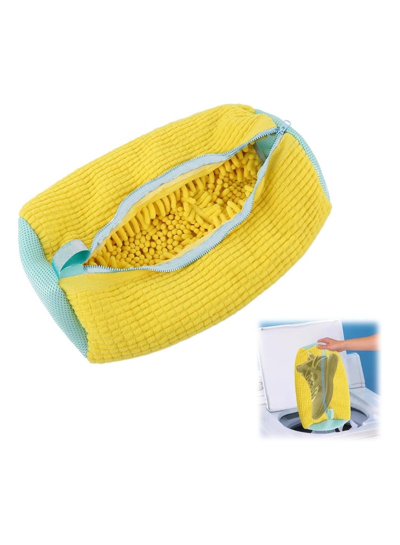Shoe, boot, and sneaker washing bag - Washing machine shoe bag - Reusable and hanging shoe washing bag for washer and dryer, multi-colored shoe bag for all types and sizes of shoes - Image 4