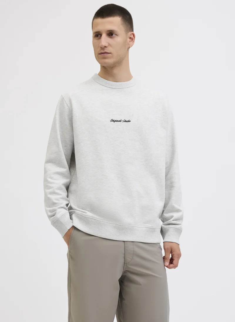 JACK & JONES Embellished Pullover Sweatshirt