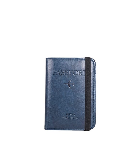 Passport Wallet 15 * 10cm with Pockets for Smart Cards Phone SIM Holder Cover Passport Flight Ticket