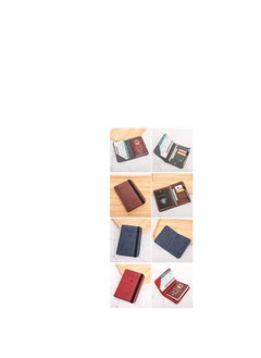 Generic Passport Wallet 15 * 10cm with Pockets for Smart Cards Phone SIM Holder Cover Passport Flight Ticket  - Image 2