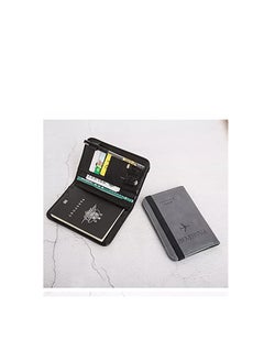 Generic Passport Wallet 15 * 10cm with Pockets for Smart Cards Phone SIM Holder Cover Passport Flight Ticket  - Image 3