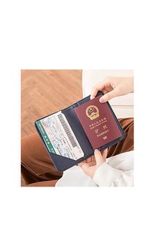 Generic Passport Wallet 15 * 10cm with Pockets for Smart Cards Phone SIM Holder Cover Passport Flight Ticket  - Image 5
