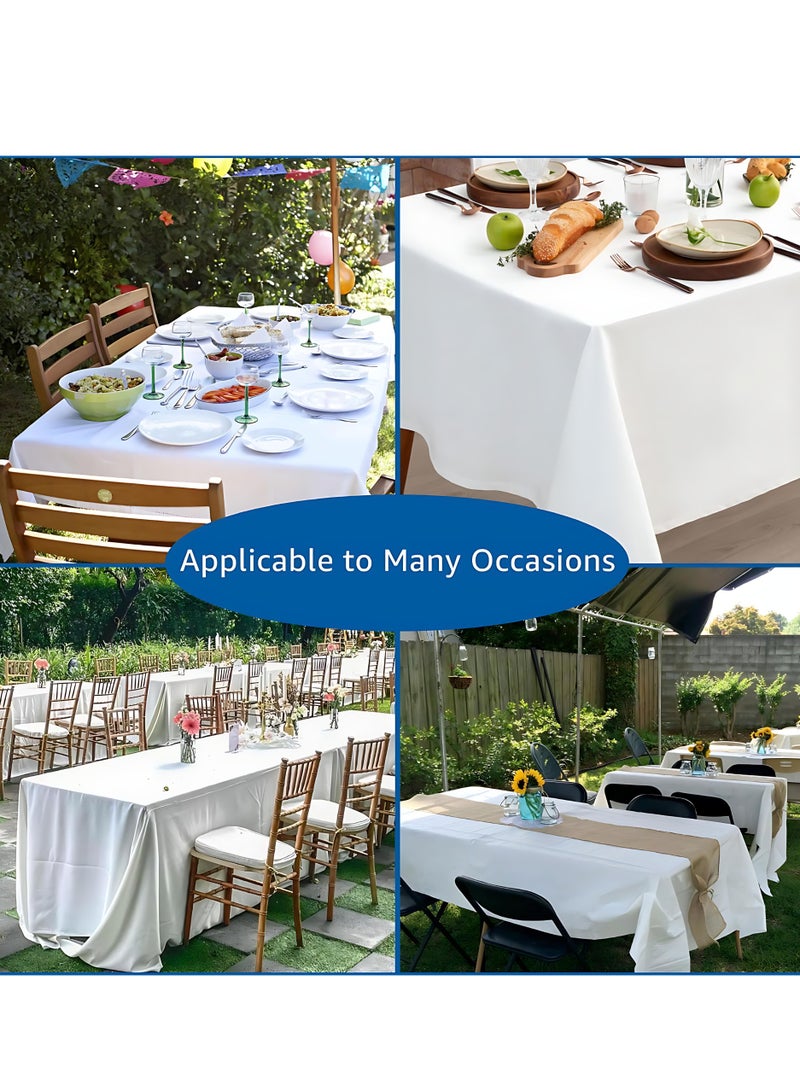 Premium Disposable Waterproof Tablecloth – Elegant & Thick Plastic Table Cover, Odorless, Tear-Resistant, Perfect for VIP Events, Weddings, Parties & Indoor/Outdoor Dining  - Image 3