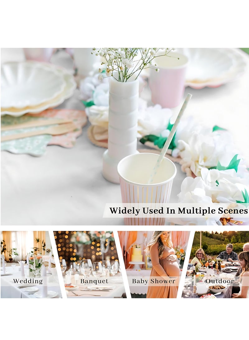 Premium Disposable Waterproof Tablecloth – Elegant & Thick Plastic Table Cover, Odorless, Tear-Resistant, Perfect for VIP Events, Weddings, Parties & Indoor/Outdoor Dining  - Image 4