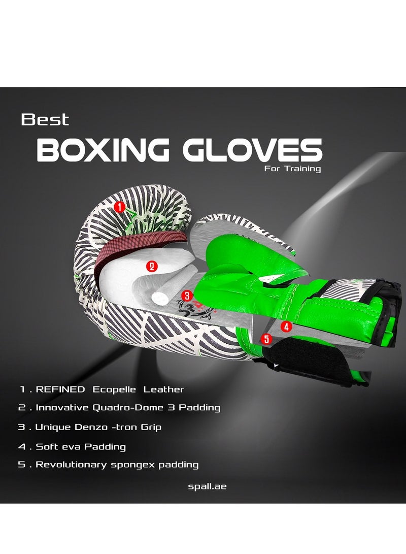 Spall Professional Boxing Gloves For Strong Punches And Kickboxing Fighting Punch Bag Workout Muay Thai And Training - Image 3