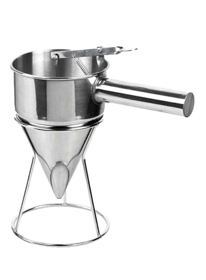 Multifunctional Pancake Batter Dispenser Silver  - Image 1