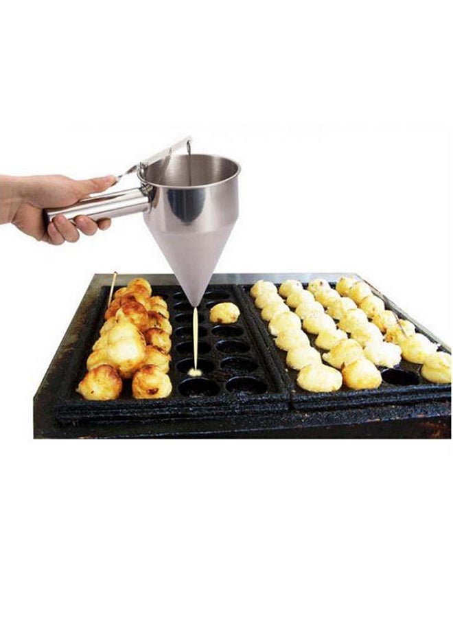 Multifunctional Pancake Batter Dispenser Silver  - Image 4