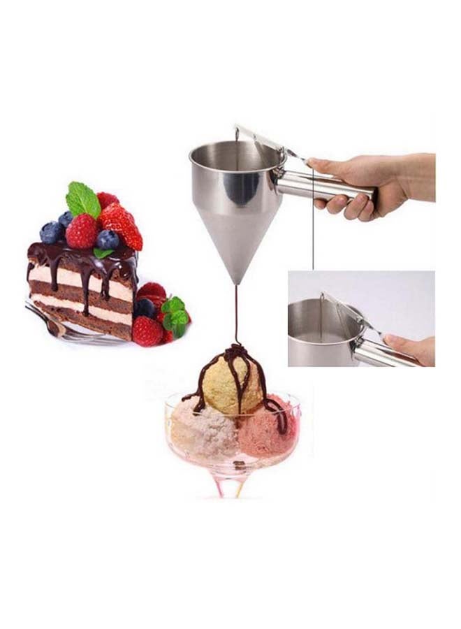 Multifunctional Pancake Batter Dispenser Silver  - Image 3