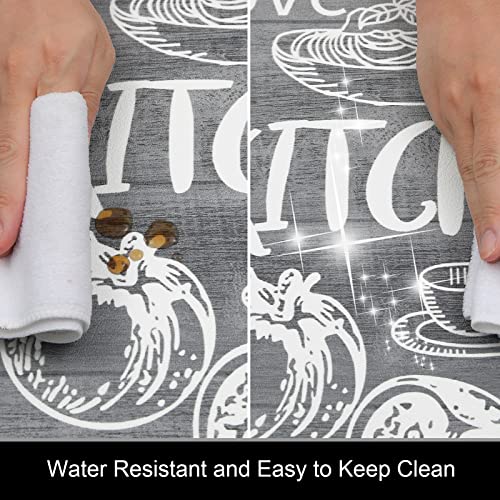 HEBE Kitchen Mats for Floor Set of 2 Thick Anti Fatigue Mat for Cushioned, Waterproof Non-Slip Rugs Comfort Standing Chef Mat for Kitchen Sink, Laundry Room, Farmhouse Home Decor - Image 5