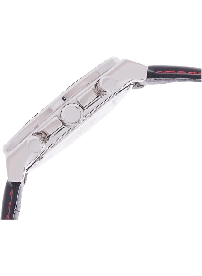 LORUS Sport Mens Analog Quartz Watch With Leather Bracelet Rt359Gx9 - Image 3