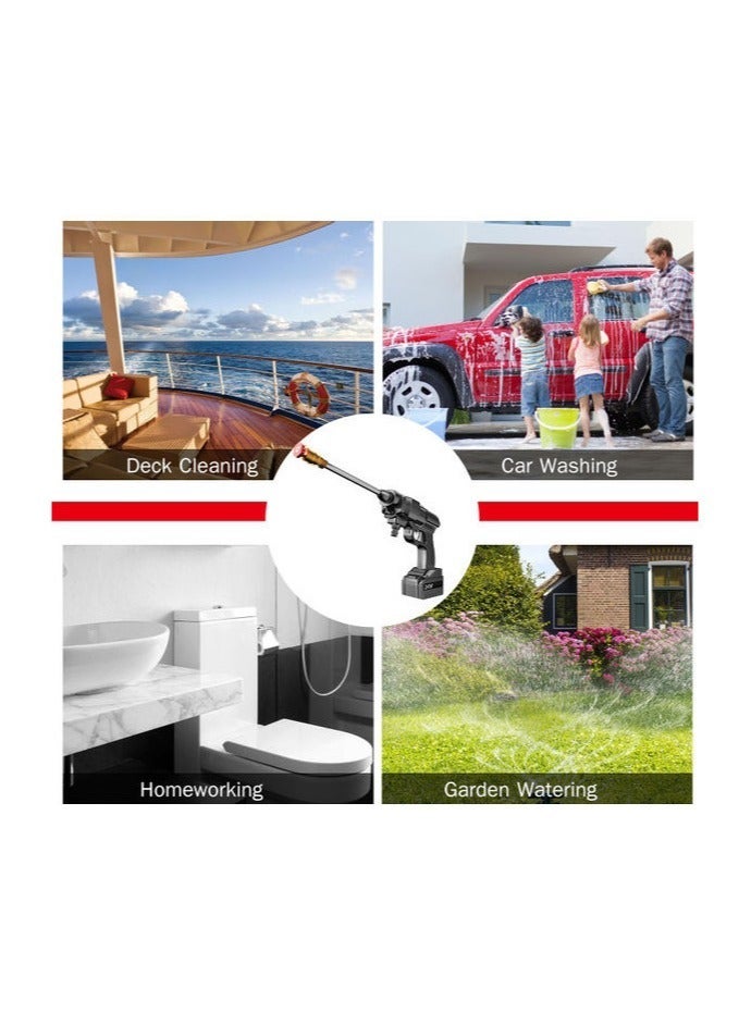 520Vf Cordless Electric High Pressure Washer Multicolor 9meter - Image 5