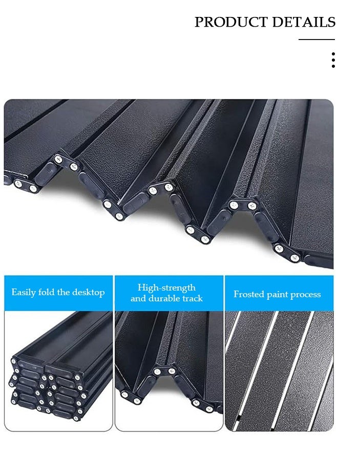 DUNISO طاولة وكراسي قابلة للطي للتخييم في الهواء الطلق، 5 قطع، خفيفة الوزن، طاولة ألومنيوم قابلة للطي مع حقيبة حمل مريحة، مناسبة للاستخدام الداخلي والخارجي، التخييم، الحفلات، النزهات (1*طاولة و4*كراسي) - Image 5